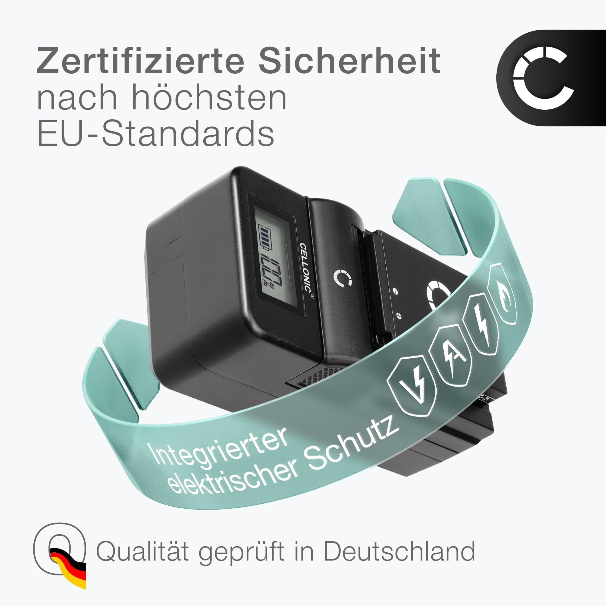 CELLONIC 2X Akku kompatibel mit ACTITOP HD 1080p 16x Zoom 24MP