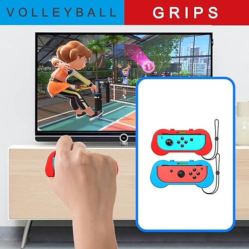 Miniatura 7 de Uxilep Switch Sports Accessories Bundle,10 in 1 Family Accessories Kit for Nintendo Switch Sports Games 2022Soccer Leg Straps,Mario Golf Clubs,Just