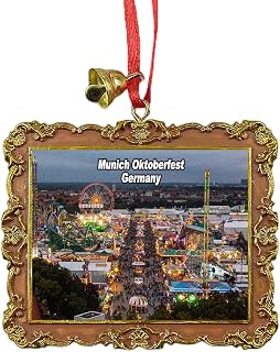 Munich Oktoberfest Germany Travel Souvenir Xmas Tree Ornament Hanging Pendant Home Christmas Party Decoration