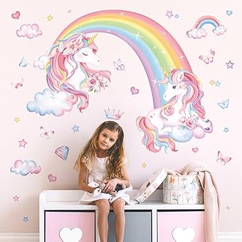Pegatina De Pared De Unicornio Para Habitación De ... - Grandado