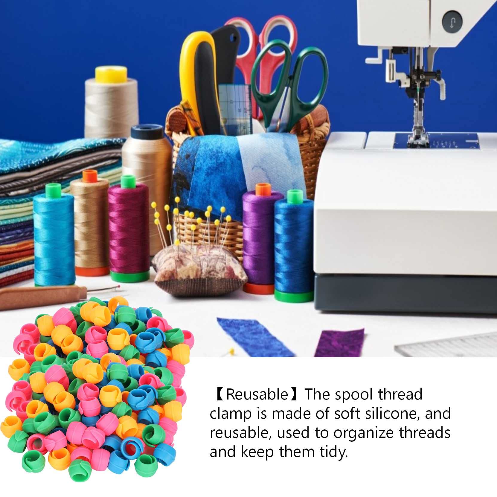 Lot De 100 Pinces à Fil Pour Bobine De Fil - Organisation De Bobines De