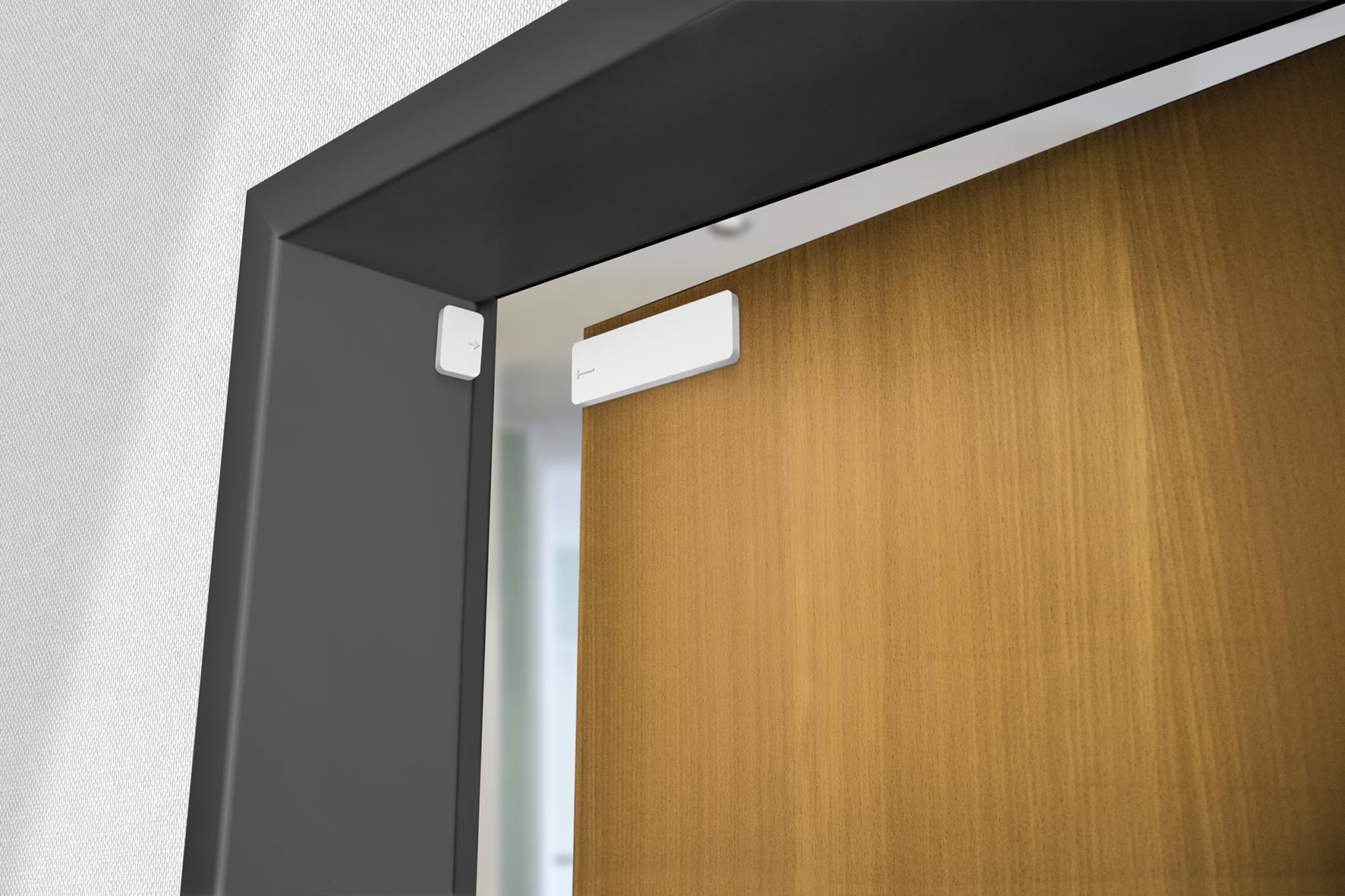 HOMEPILOT Tür- und Fensterkontakt smart, Funksensor zur Fensterüberwachung für mehr Sicherheit & Energieeffizienz, Einbau in Fensterrahmen möglich (Smart Home App via Gateway premium), Weiß