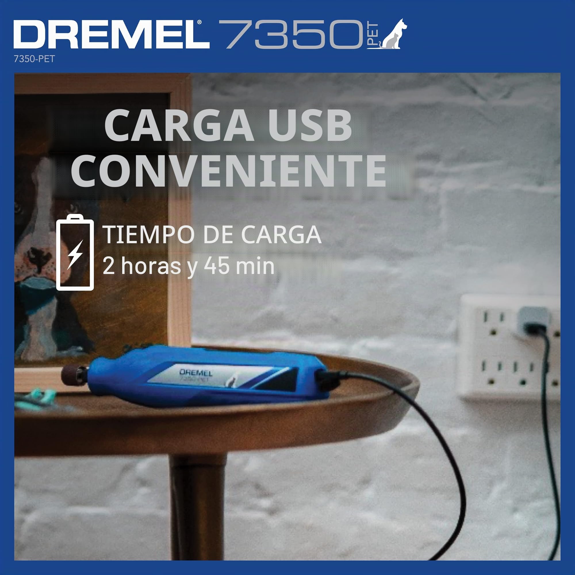 Dremel Kit de aseo para mascotas 7350-Pet 3.6v
