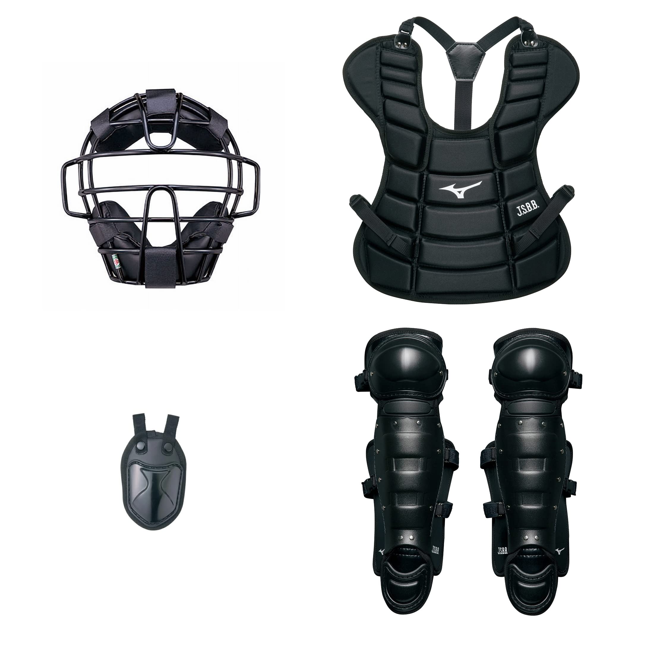 Amazon | MZ 少年軟式用 キャッチャー防具 4点セット Sサイズ SG