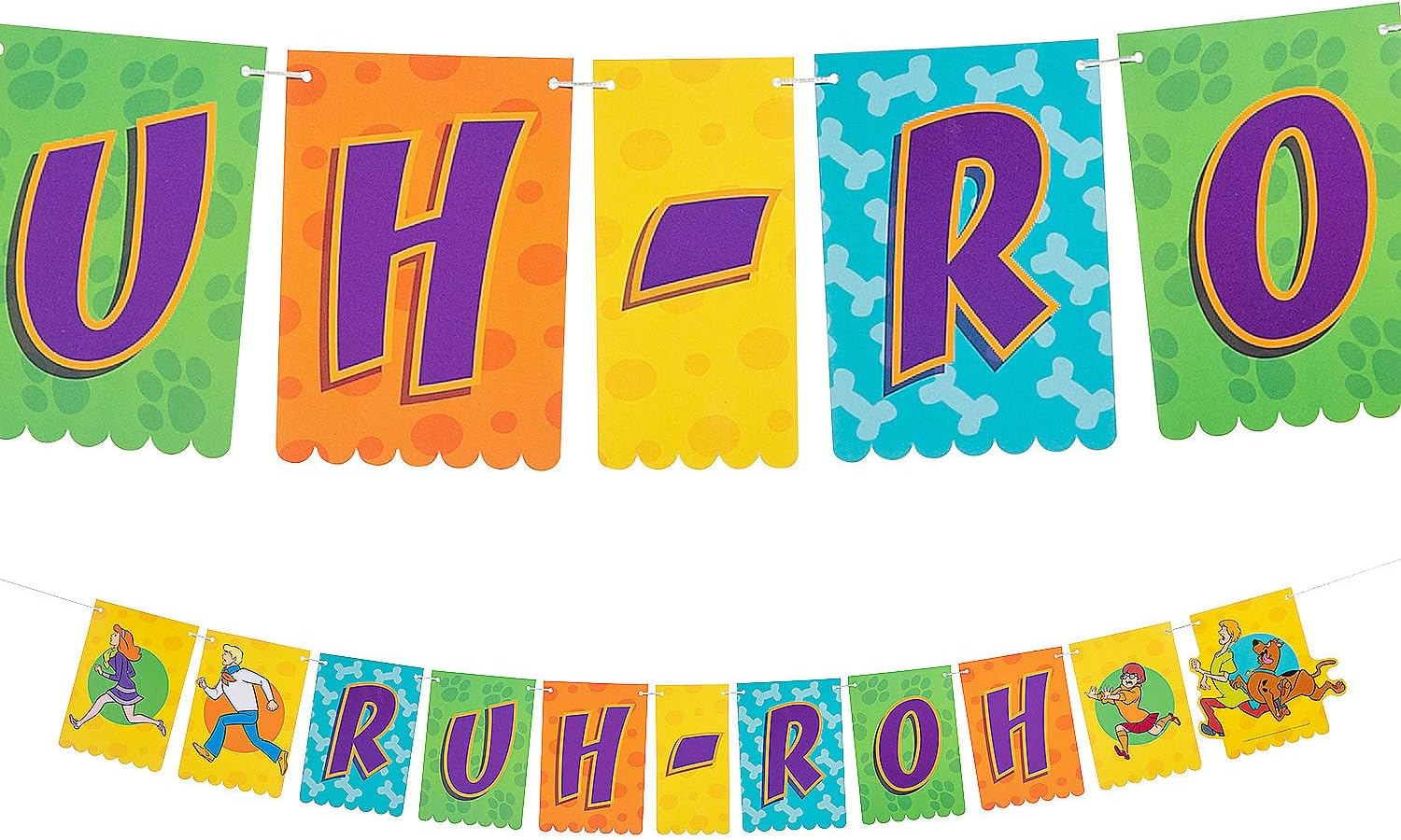7 Ft. Scooby-Doo Ruh-Roh Ready-to-Hang Party Garland
