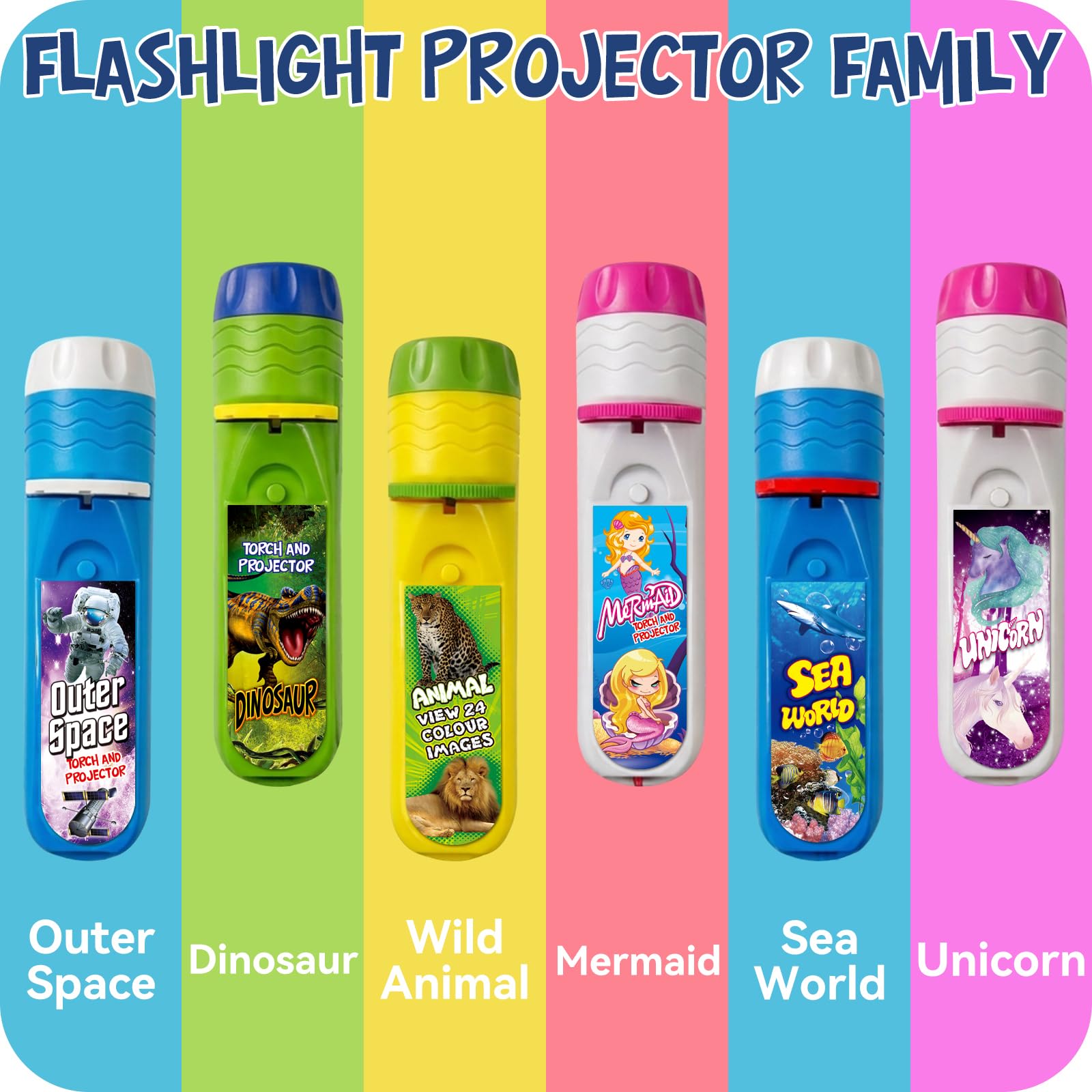 Dinosaur Projector Flashlight for Kids - 3-7 Years -10 Dinosaur Projector Flashlight for Kids - 3-7 Years -10