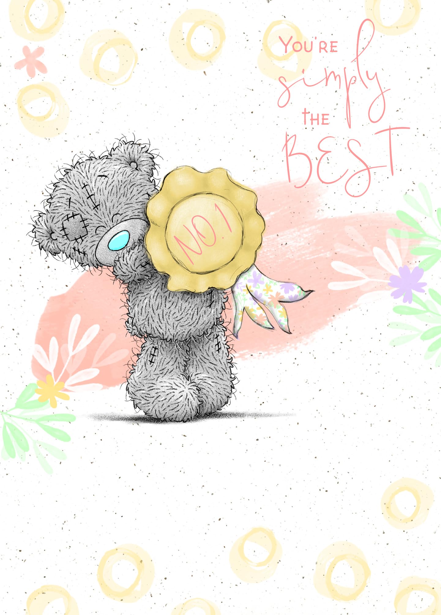 Me to You Tatty Teddy 'You're Simply the Best' Greetings Card - Official Collection