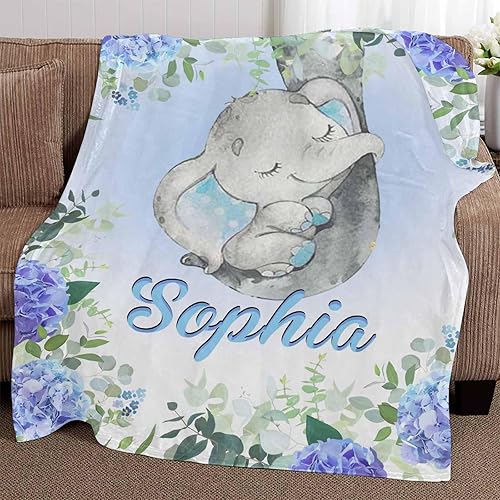 Miniatura 3 de Artsadd Manta de bebé personalizada para niñas y niños, mantas de bebé personalizadas con nombre, manta personalizada para niños, recién nacidos,