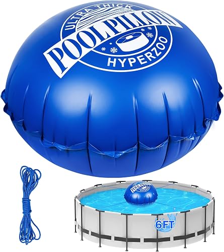 Pool Pillows for Above Ground Pools, Hyperzoo 6 ft Winter Pool Cover Pillow