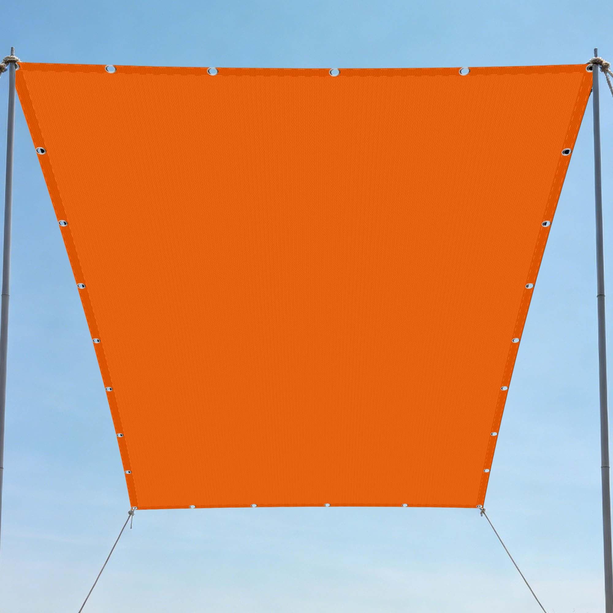 Voile d'ombrage rectangulaire 4x8 m d'ombrages protection balcon patio