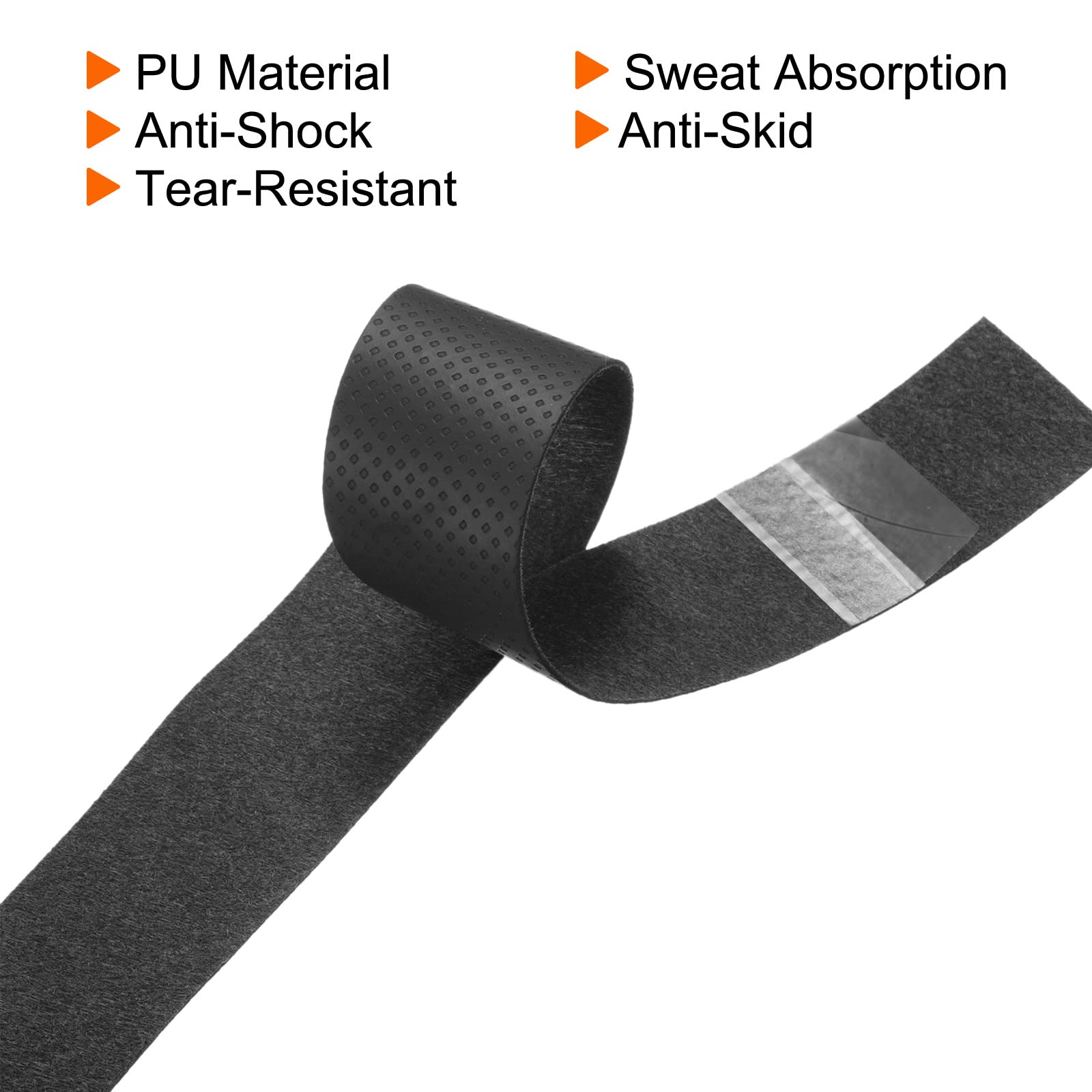 Lot De 10 Bandes Adhésives Antidérapantes Pour Raquette De Tennis, Canne à Pêche, Raquette De Badminton, Bande Antidérapante Absorbant La Transpiration, Prédécoupée Et Sèche Au Toucher