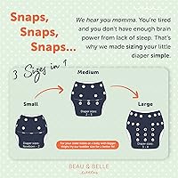 Vista 3 de Pañales para nado Nageuret ajustable y lavables, reutilizable, 0 a 3Años, Sea Creatures