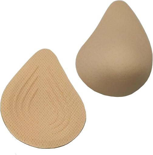 Cotton Mastectomy Breast Prosthesis Breast Forms Bra Insert Pads Light-weight Ventilation Sponge Boobs
