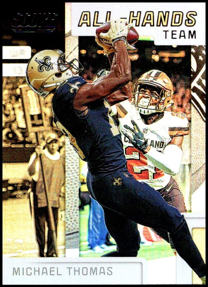 Amazon.com: 2019 Score NFL All Hands Team #5 Michael Thomas New