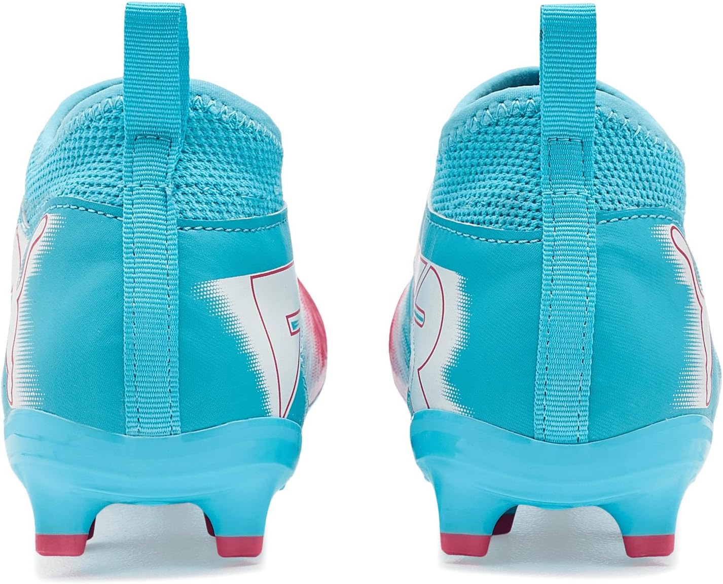 PUMA Kids Boys Future 8 Match Re-Charge Firm GroundArtificial Ground Soccer Cleats - Blue