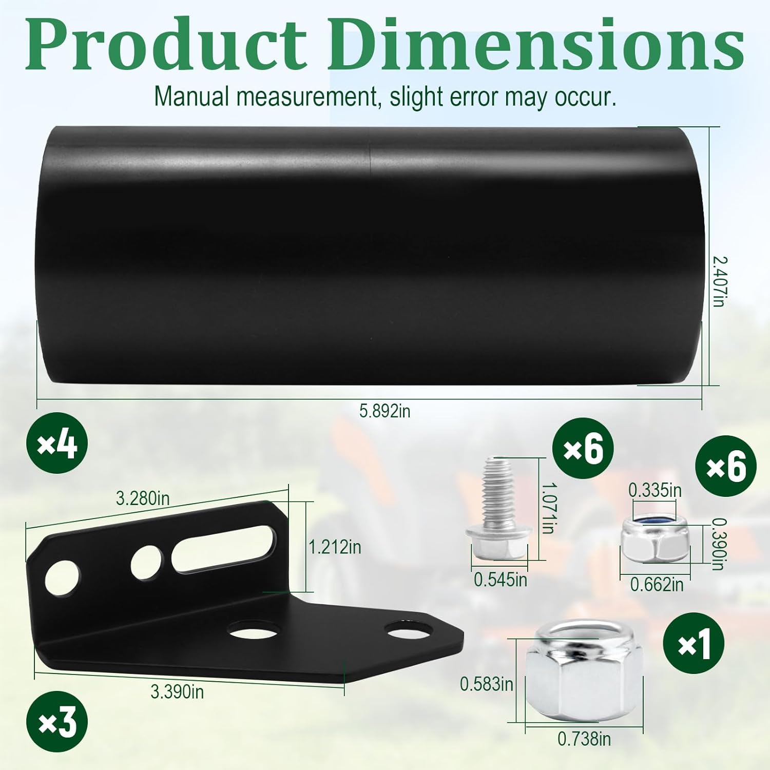 Big Peng 19A70059 Lawn Striping Kit Compatible with Cub Cadet Z Series Compatible WithTroy-Bilt Mustang, for 50"/54"/60" Zero-Turn Mowers,Lawn Mower Cutting Deck Parts