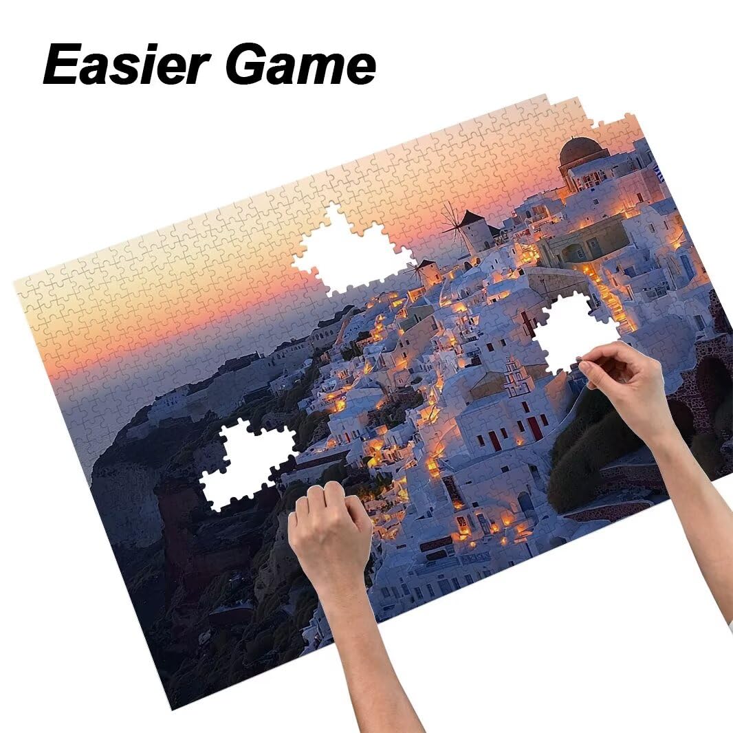 Puzzle 2000 Pezzi, Puzzle Santorini per Adulti, 100x71cm, Compact Box -4706