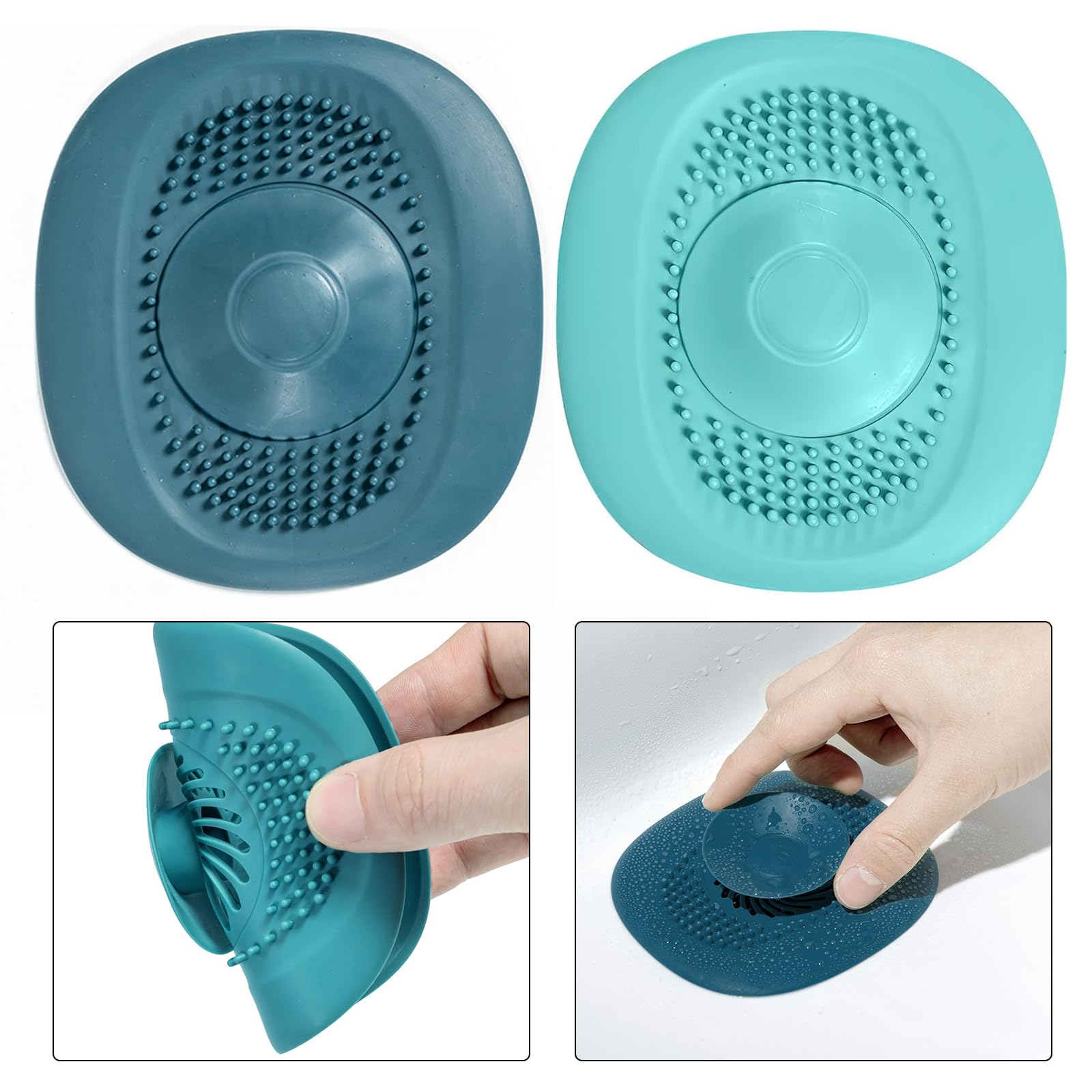 Filtro Per Capelli Autoadesivo Per Scarico Doccia - 70 Mm X 10 M, In PVC, Previene Intasamenti, Per Bagno E Cucina
