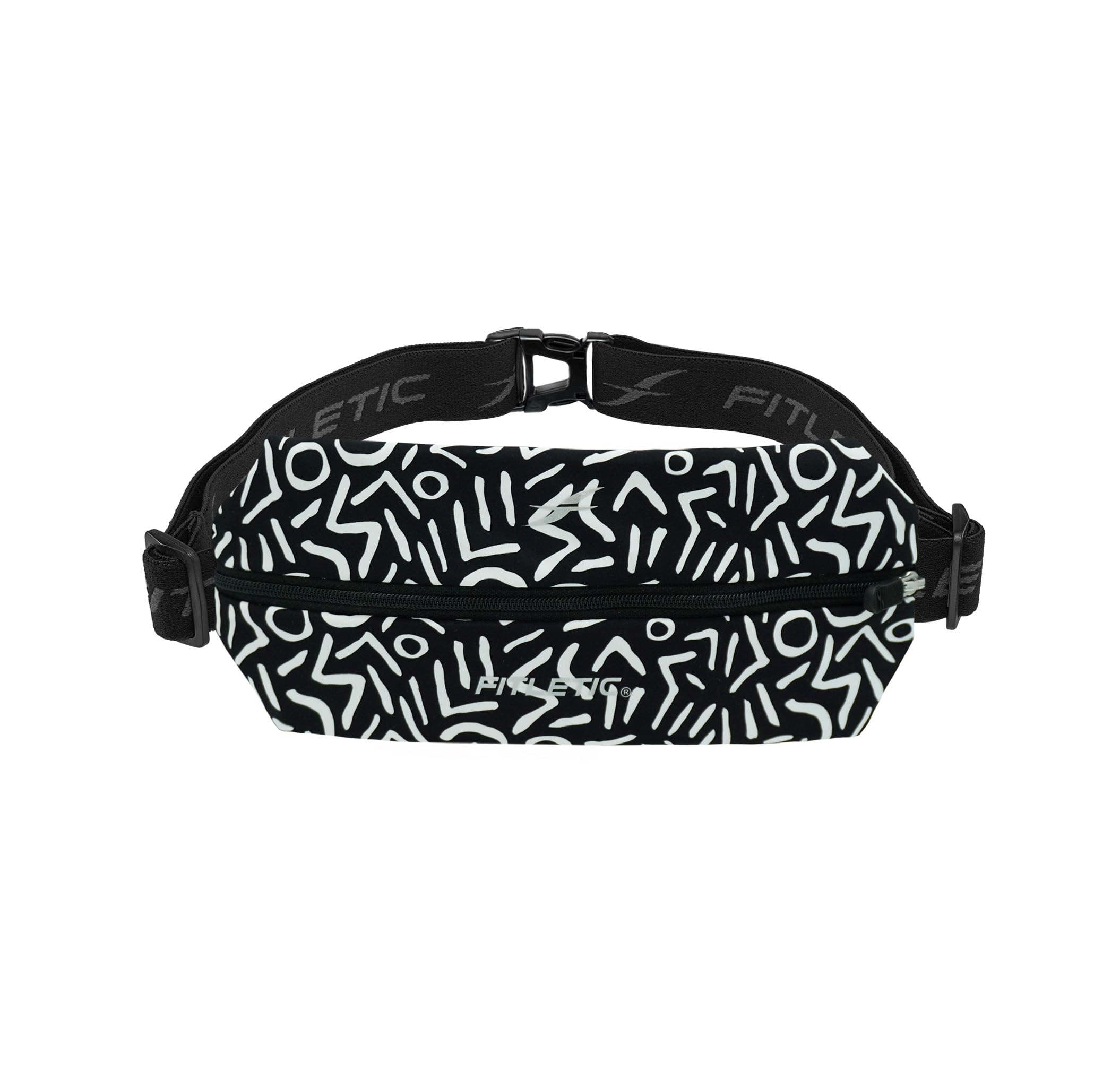 Fitletic Active Lifestyle Fanny Pack & Mini Sports Running Belt for Men & Women – Lightweight, Low Profile- Ultra-Soft Expandable Lycra Pouch - Fits All Phones – Inner Pocket