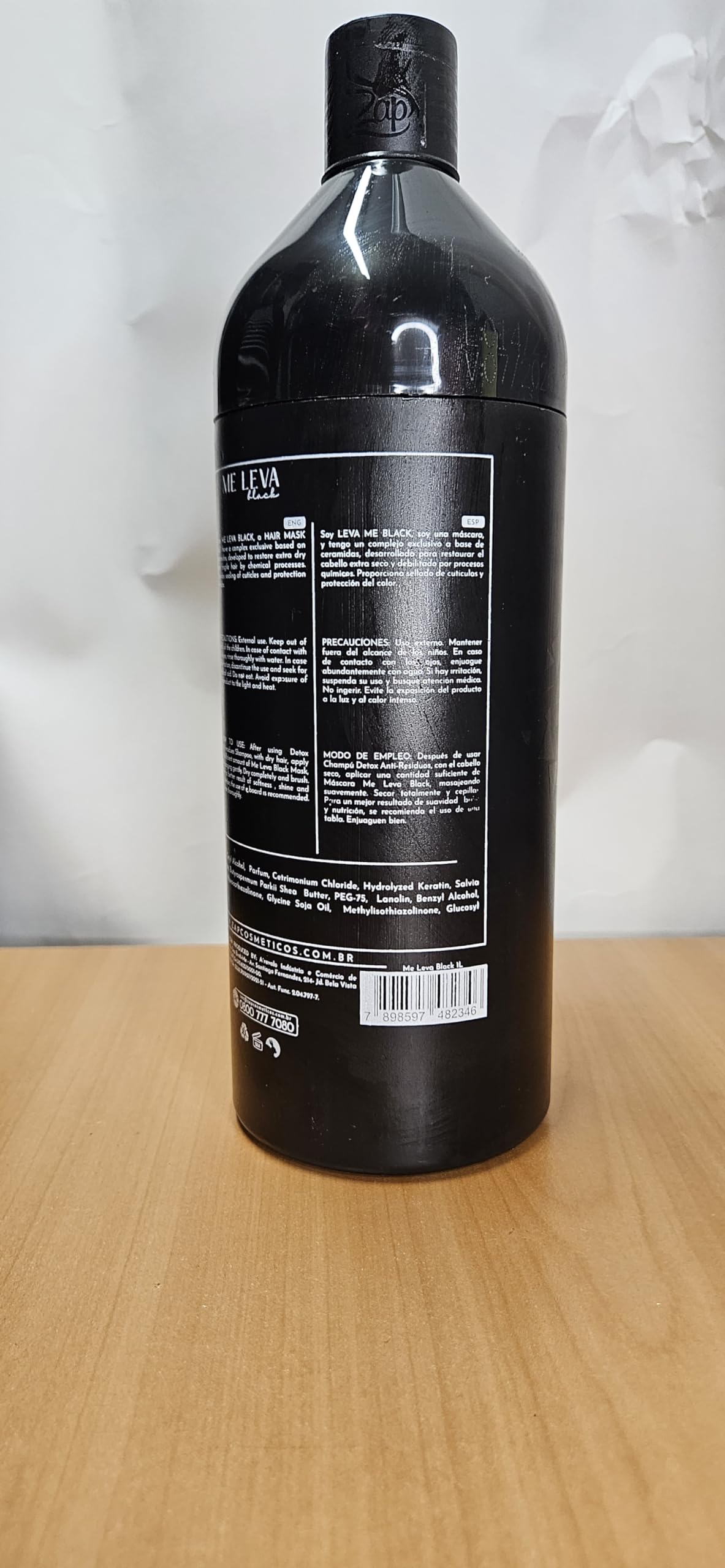 Zap mascara Me Leva Braziliaans keratine behandeling 1L