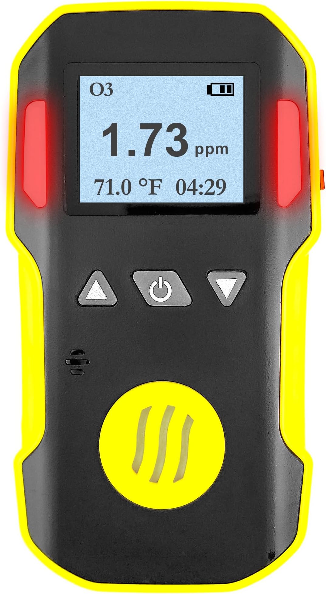 Low-Level Ozone Detector by Forensics | 0.01ppm Resolution | USA NIST Traceable Calibration || USB Recharge | Sound, Light, Vibration Alarms | 0-5ppm O3 |
