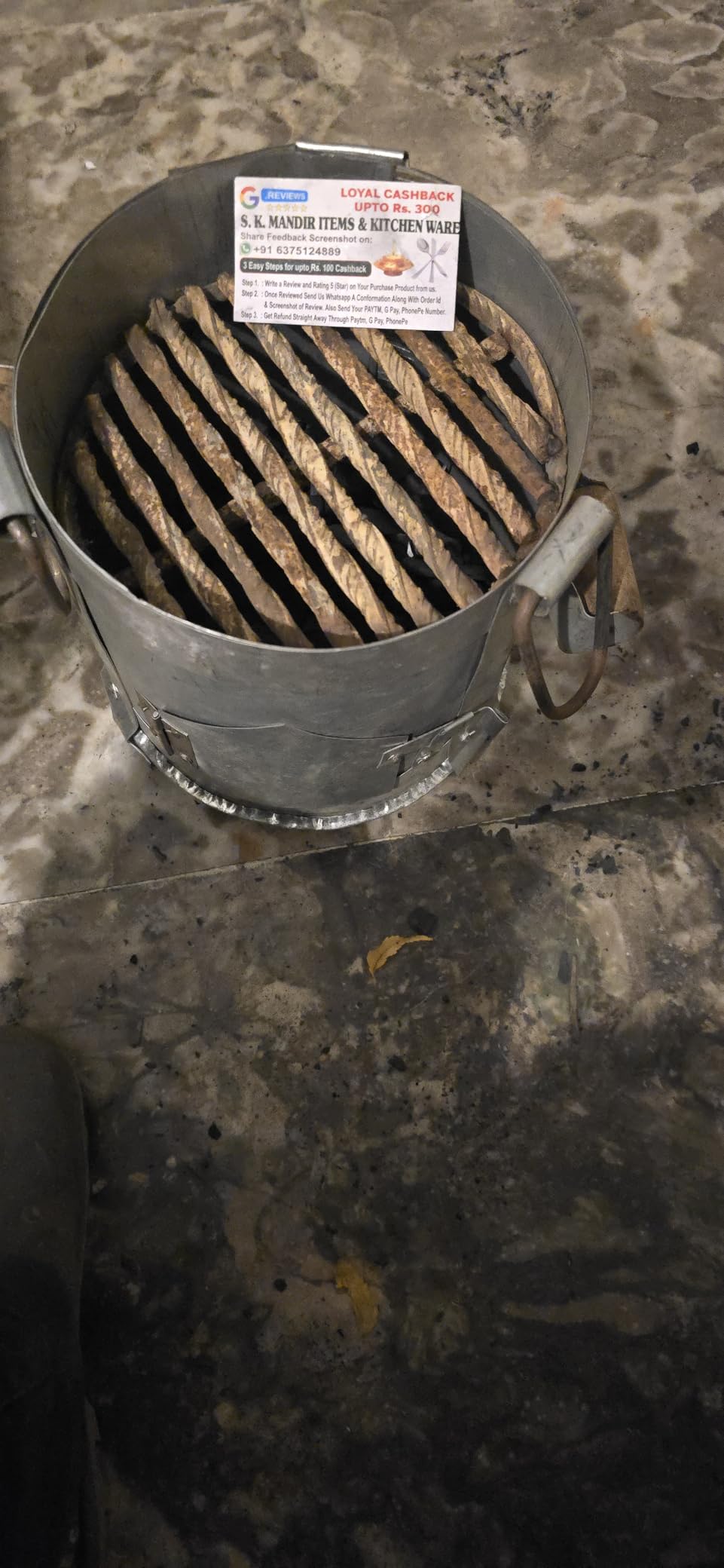 Heavy Duty Iron Sigri/Charcoal Stove for Home Cooking | Charoal Burner ...