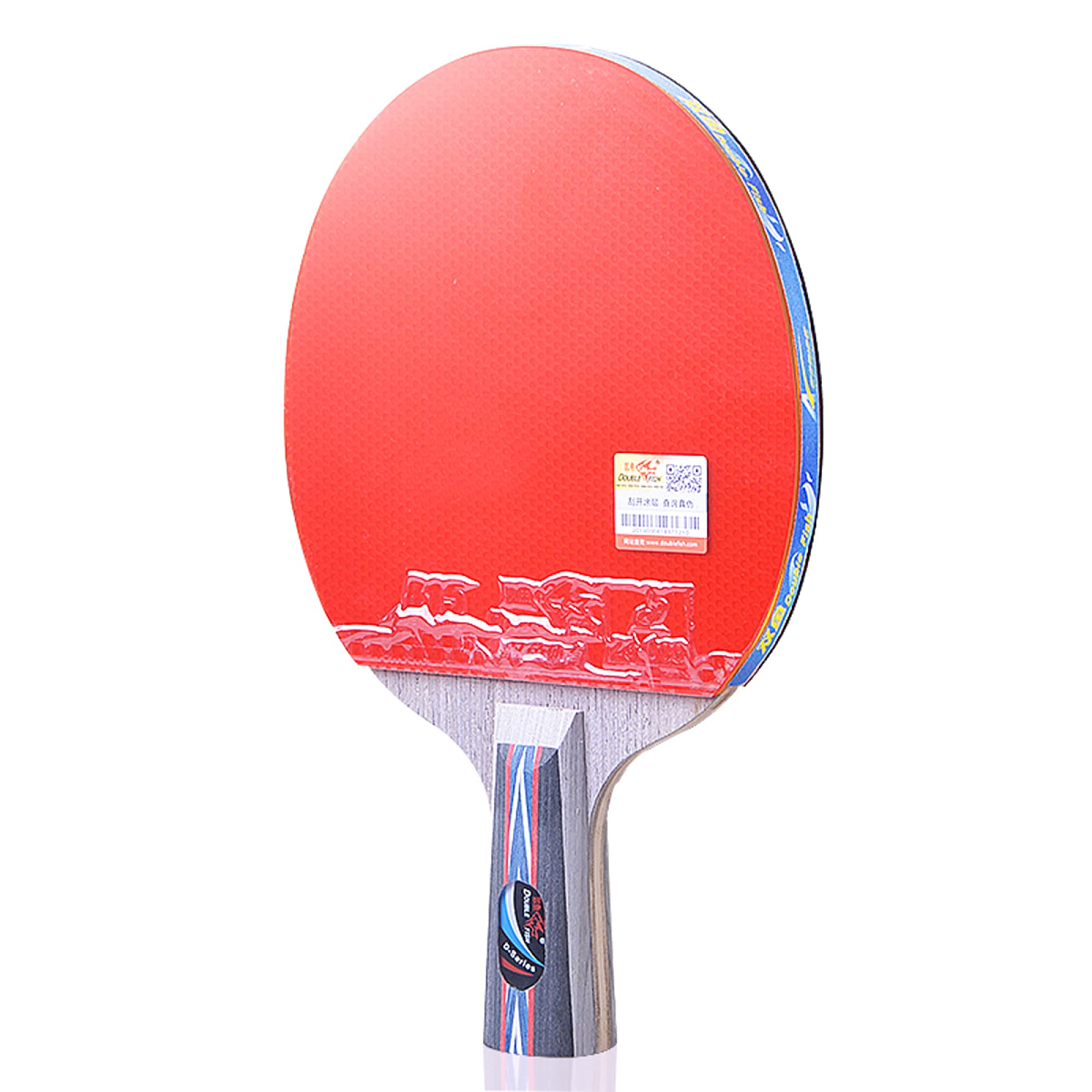 Racchetta da ping-pong, Racchetta da ping pong da ping pong, confezione da 1, set da racchette da ping pong for allenamento professionale, impugnatura comoda / 6 stelle/manico corto(Short handle)