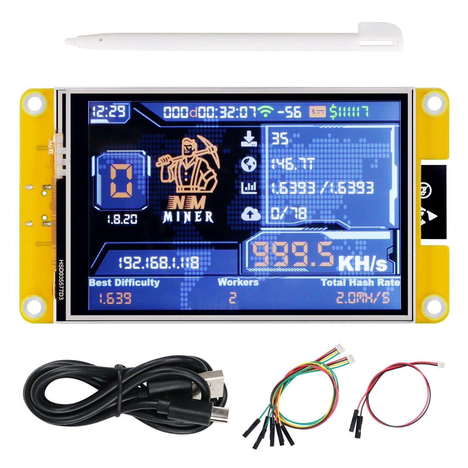 Sponsored Ad Freenove Bitcoin Miner Solo Lottery Miner Esp32 Cyd |  Desertcart INDIA