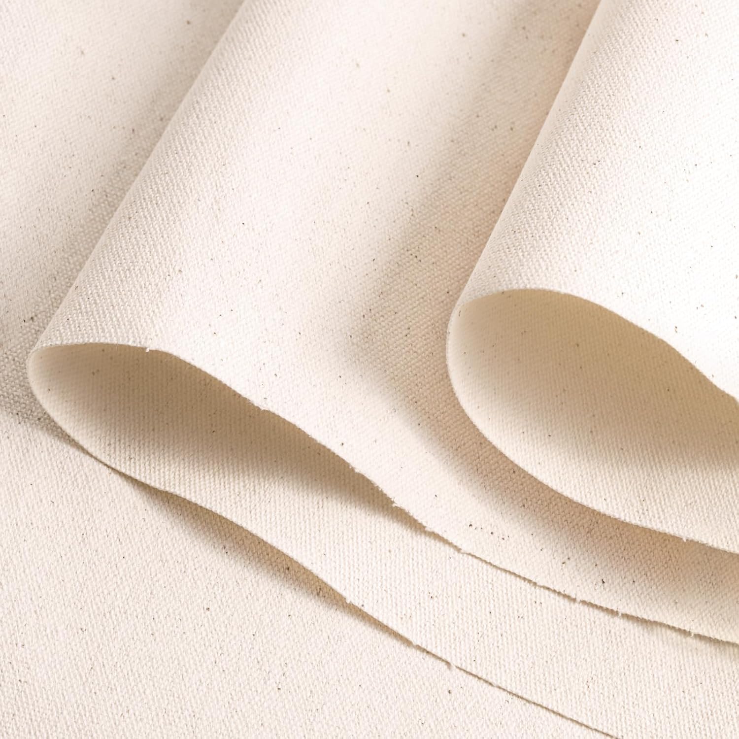 3 Yards Natural Cotton Canvas Duck Fabric for Arts & Crafts, Backings, Covers, 60 Inches Wide, 7 oz,