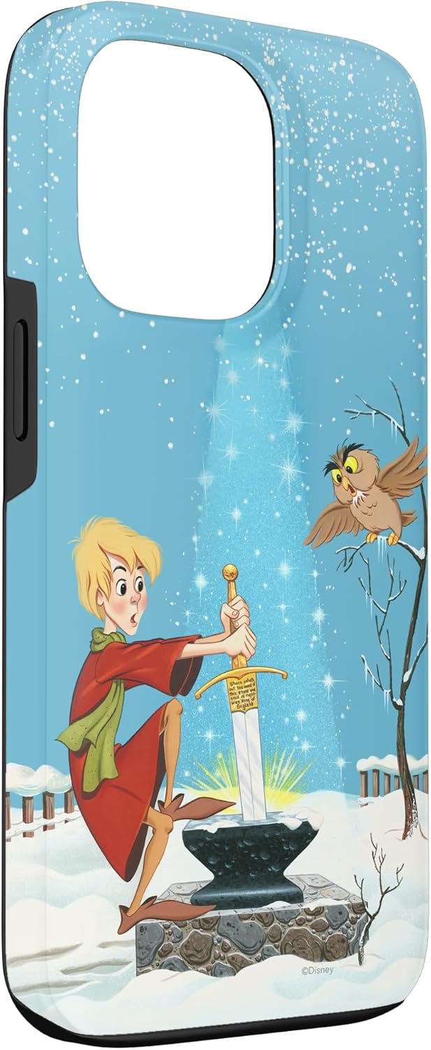 Disney The Sword in the Stone Arthur Archimedes Light Blue Case for iPhone 13 Pro