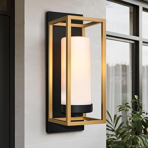 Miniatura 7 de ALVIME - Lámparas de pared modernas para exteriores, accesorios de iluminación exterior, aplique de pared impermeable para exteriores, luces