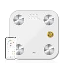ANT Alpha Smart Digital Body Weight Weighing Scale with Bluetooth, 180kg Capacity, 50g Accuracy, 12 Body Composition Metrics, Rechargeable 3.7V Battery, LCD Display, Auto On/Off, 40 Months Warranty gallery image