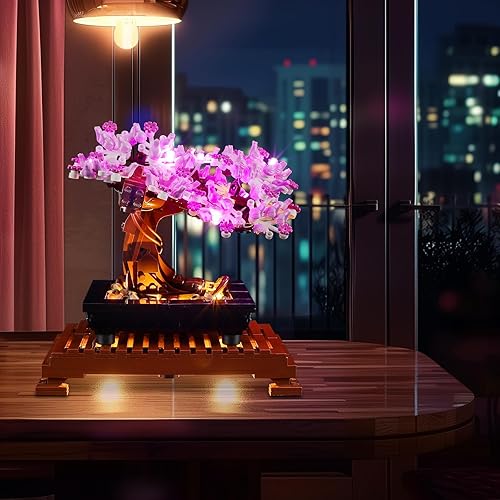 Miniatura 7 de Kit de luces BOOZUU para Lego-10281 Árbol bonsái - Compatible con el set de construcción Lego Icons Árbol bonsái 10281 para adultos (solo luces, sin
