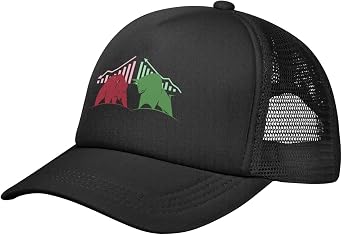 Bearish and Bullish in Stock Market Science Men/Women Adjustable Mesh Hat Dad Hats Fashion Baseball Cap Outdoor
