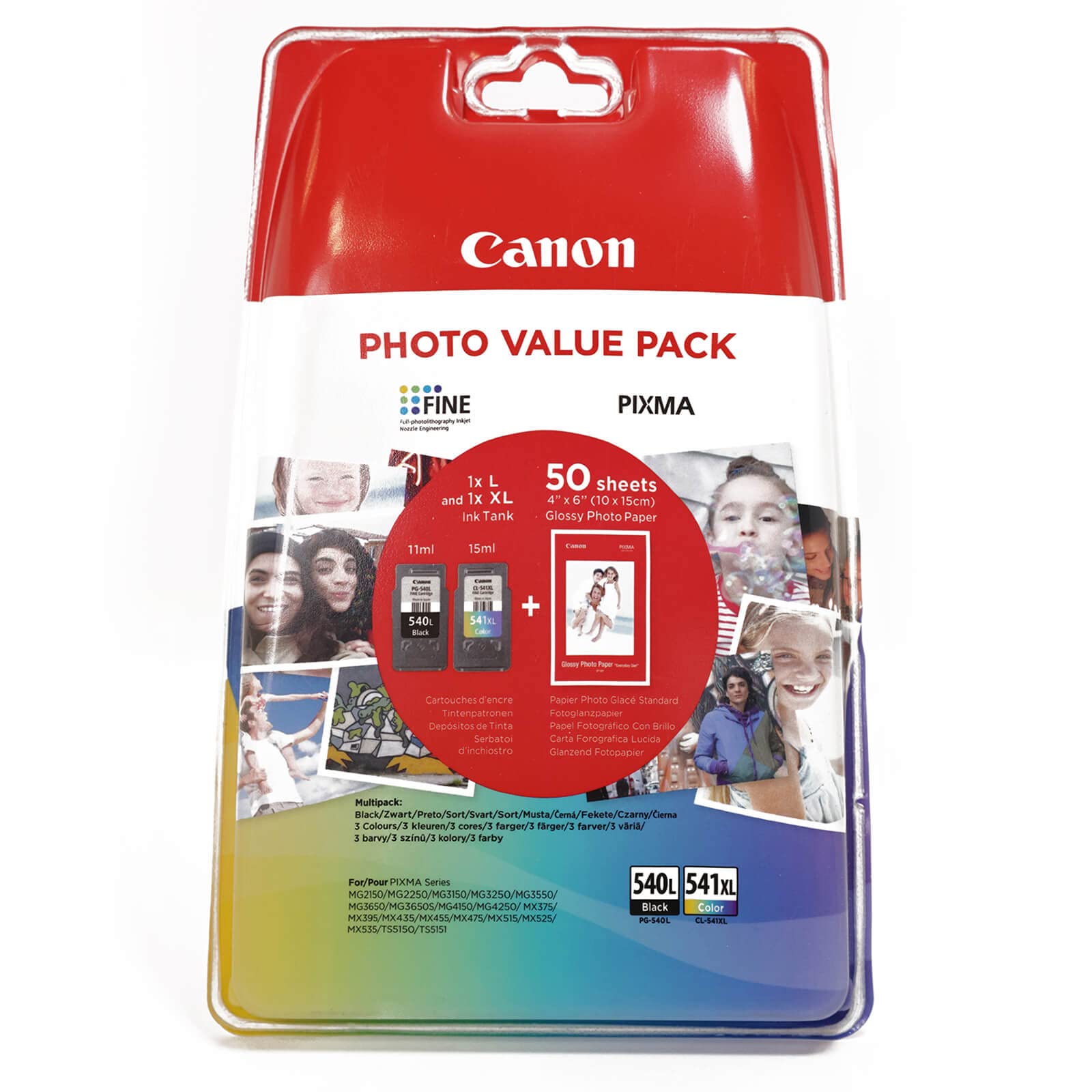 Canon pg-545 - cl-546 multipack zwart en kleur