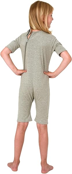 Normann Care Verzorgingspak voor dames, korte mouwen, eendelige pyjama