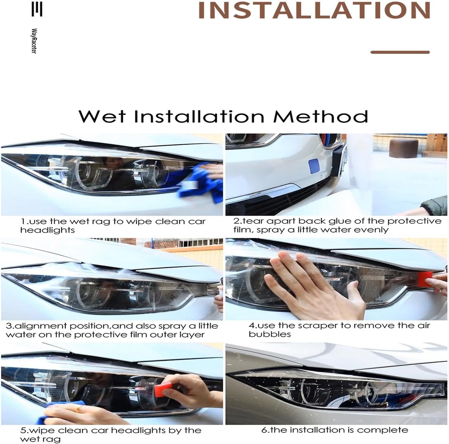 Car Headlight Anti Scratch Protection Film Headlamp Transparent TPU Sticker,for Peugeot 5008 Accessories 2017 -Present