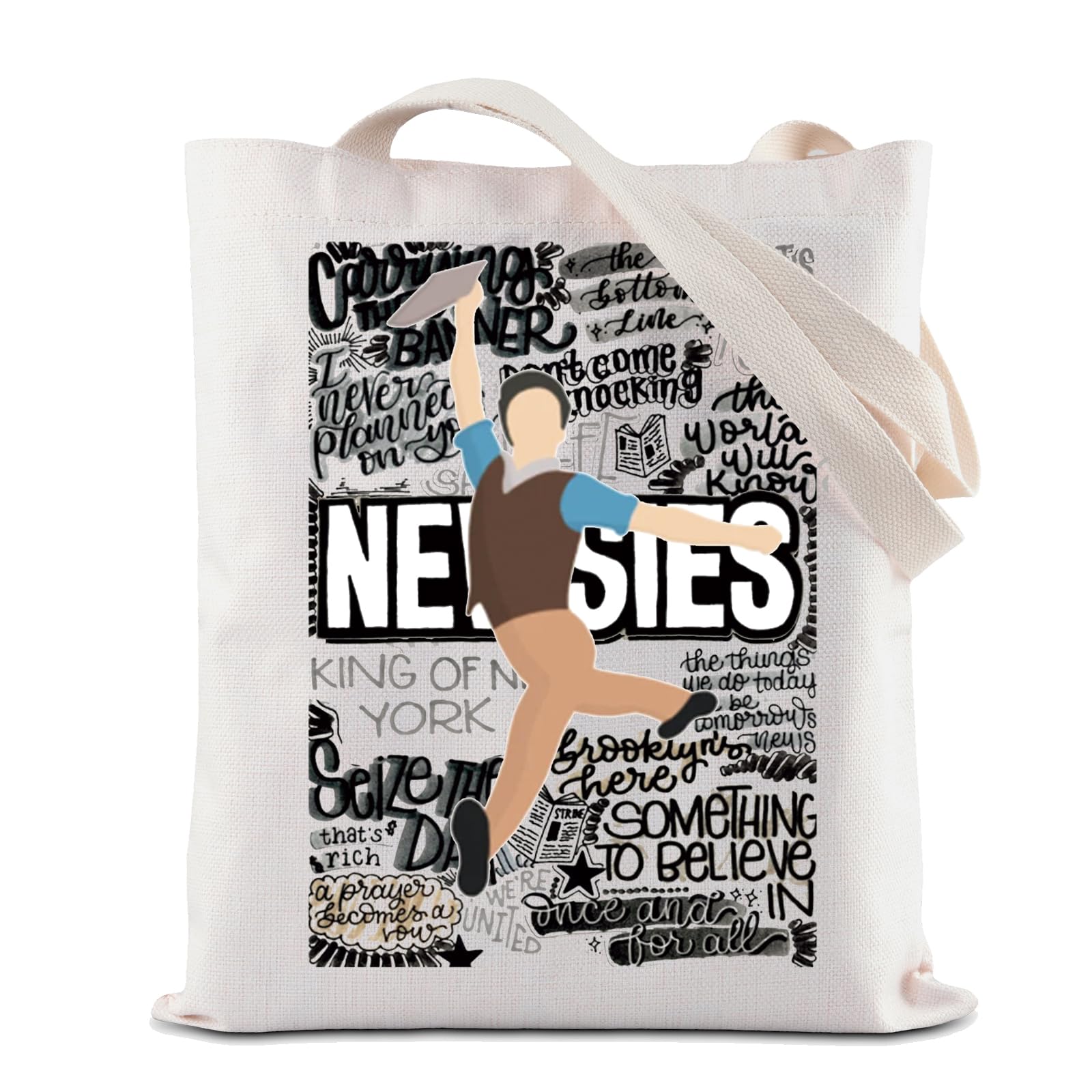 ZJXHPO Musical Lover Tote Bag Musical Reusable Grocery Shopping Bag Musical Inspired Handbag (New Tote)