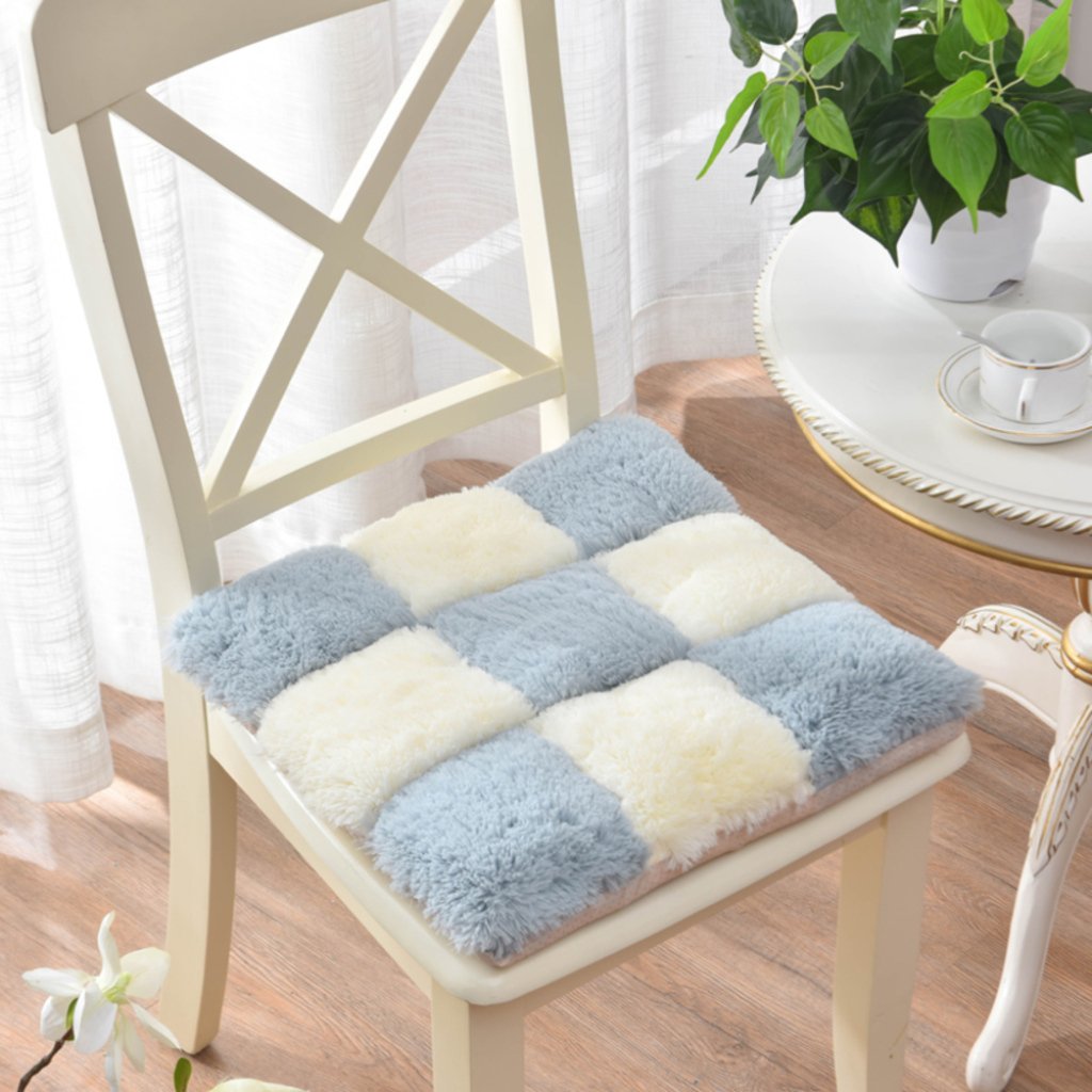 Cojín de asiento antideslizante con construcción de tela cómoda superior