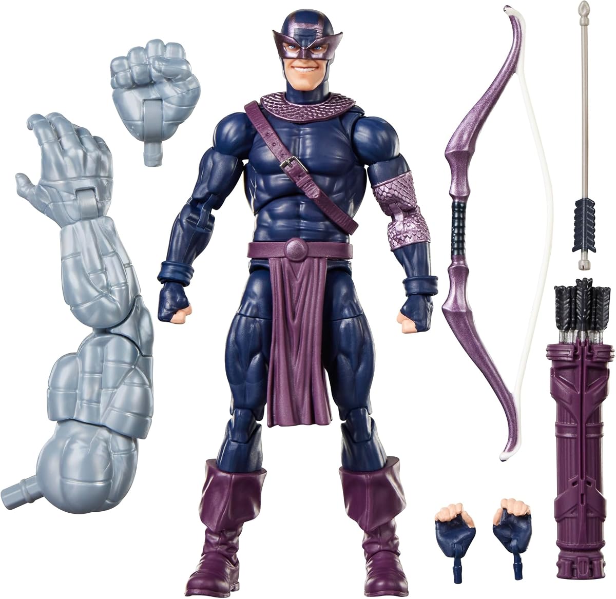 Legends Series Dark Avengers Hawkeye, Dark Avengers Comics Collectible 6-Inch Scale Action | Marvel Legends 6 Inch Action Figure BAF Box - Dark Avengers Hawkeye