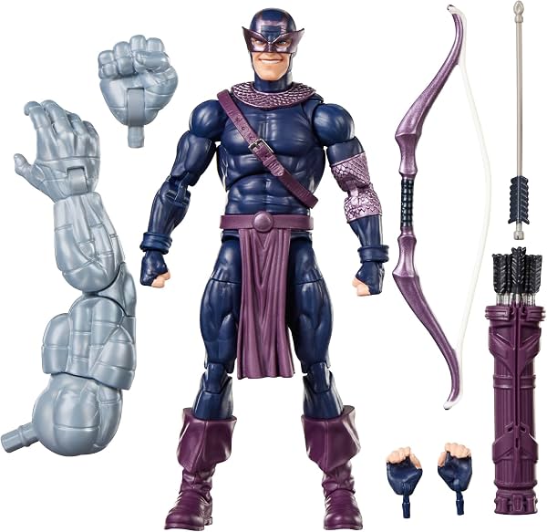 Marvel Legends Series Dark Avengers Hawkeye, Dark Avengers Comics Figura de acción coleccionable a escala de 6 pulgadas