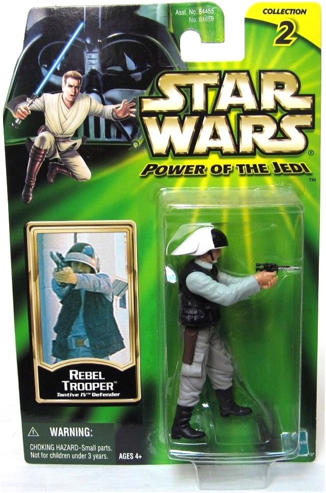 Star Wars, Power of the Jedi, Rebel Trooper (Tantive IV Defender) Action Figure, 3.75 Inches