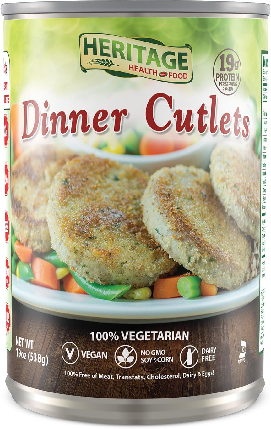 Heritage Health Food, Diner Cutlets, 19 Ounce Can (Pack of 6)