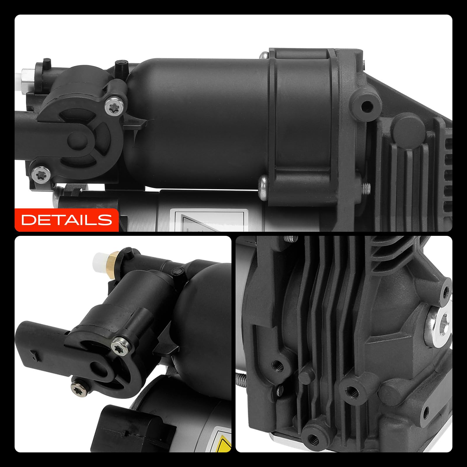 Frankberg Suspensión neumática Compresor Compresor de suspensión neumática 2+2 Polos Compatible con C8 EA EB Citan Furgoneta/MPV W415 Sprinter 3,5-T Bus B906 Replace# 95514729