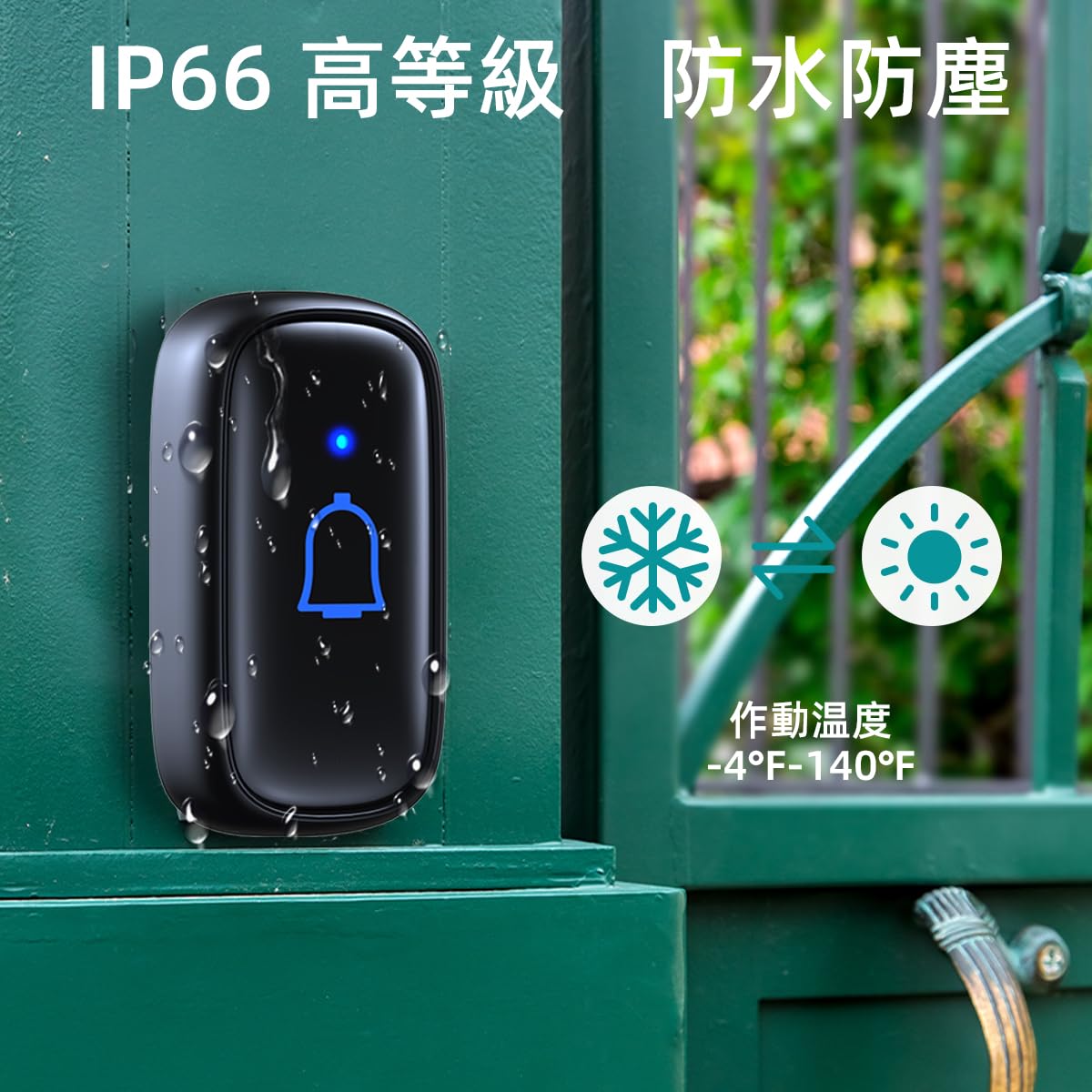 Amazon.co.jp: 【IP66防水防塵】SleeZOO ワイヤレスチャイム