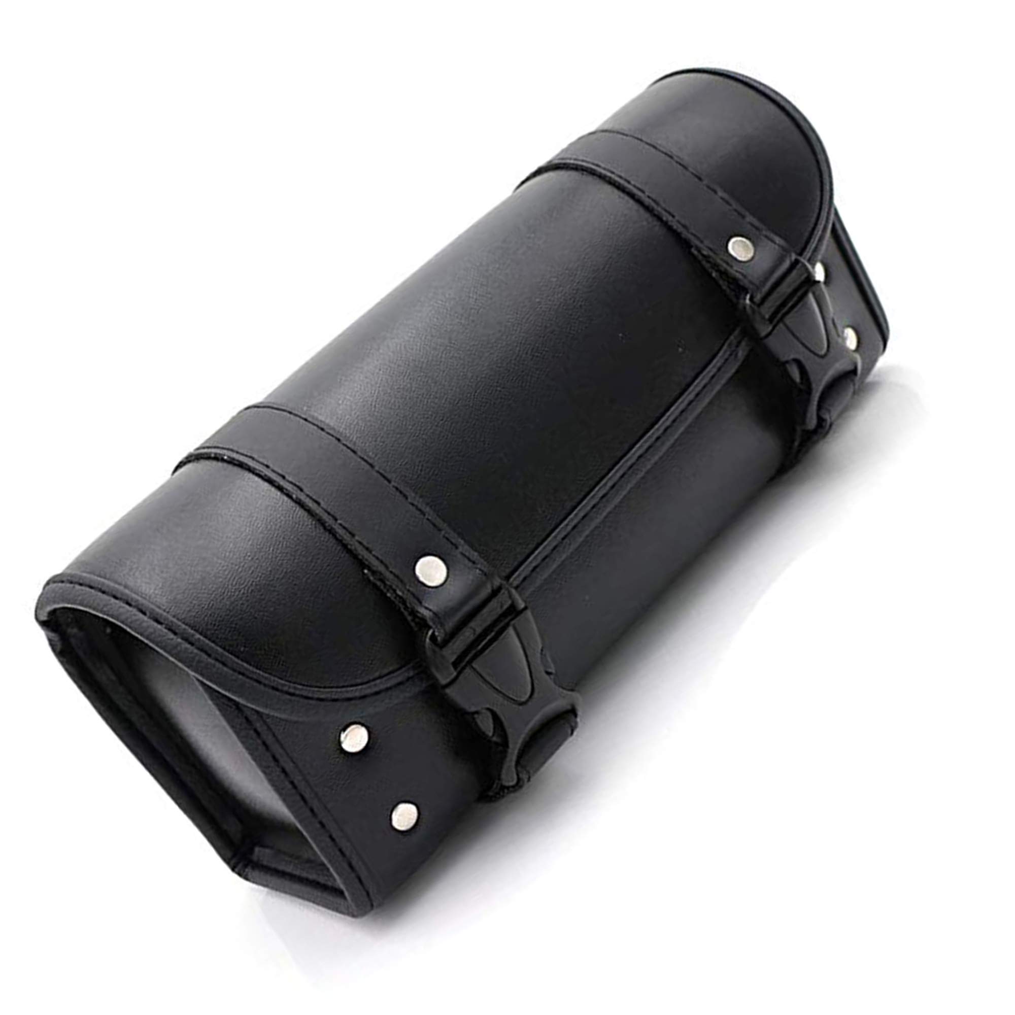 Borsa Da Manubrio Per Moto Universale Nera | 1680D Impermeabile Con Bandiera Americana, Porta Attrezzi Per Forcella E Sissy Bar, Per Cruiser, Softail, Dyna, Sportster, Dirt Bike, ATV