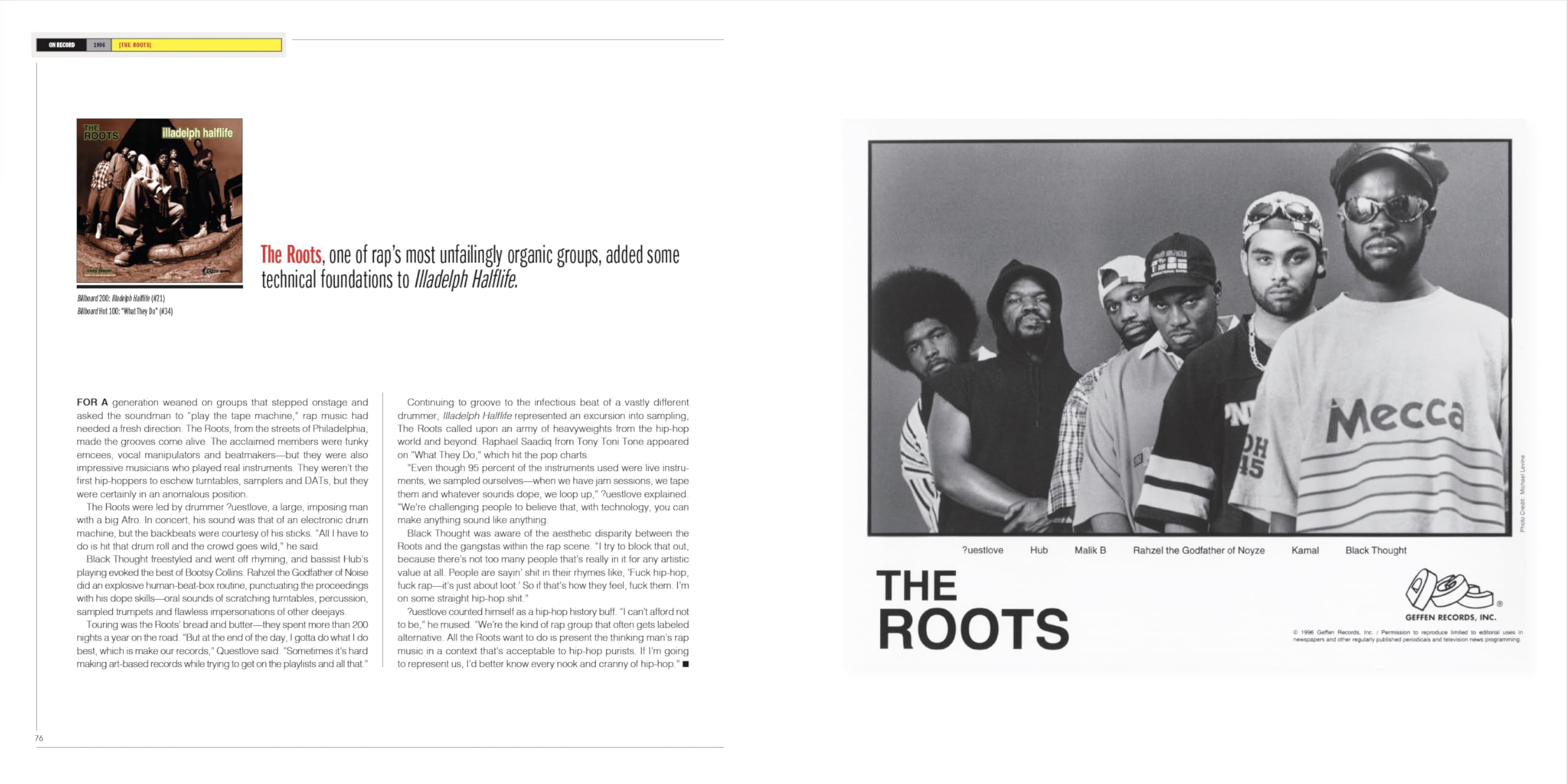On Record: Vol. 12 – 1996: Images, Interviews & Insights From the Year in Music