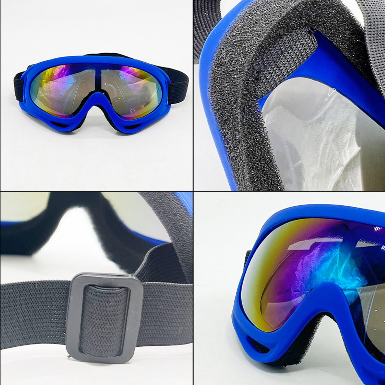 Lunettes de ski, de snowboard, de ski, anti-buée, de protection UV, pour activités de plein air, ski, cyclisme, snowboard, randonnée, protection des yeux, unisexe