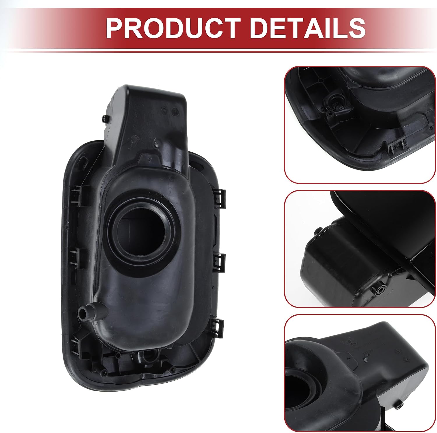 ACROPIX Fuel Tank Door Cap for Volkswagen Atlas 2017-2022 Fuel Filler Flap Cover Bolt Type No.3CG809857/3CN809909 Black ABS Fuel Filler Door Gas Cap