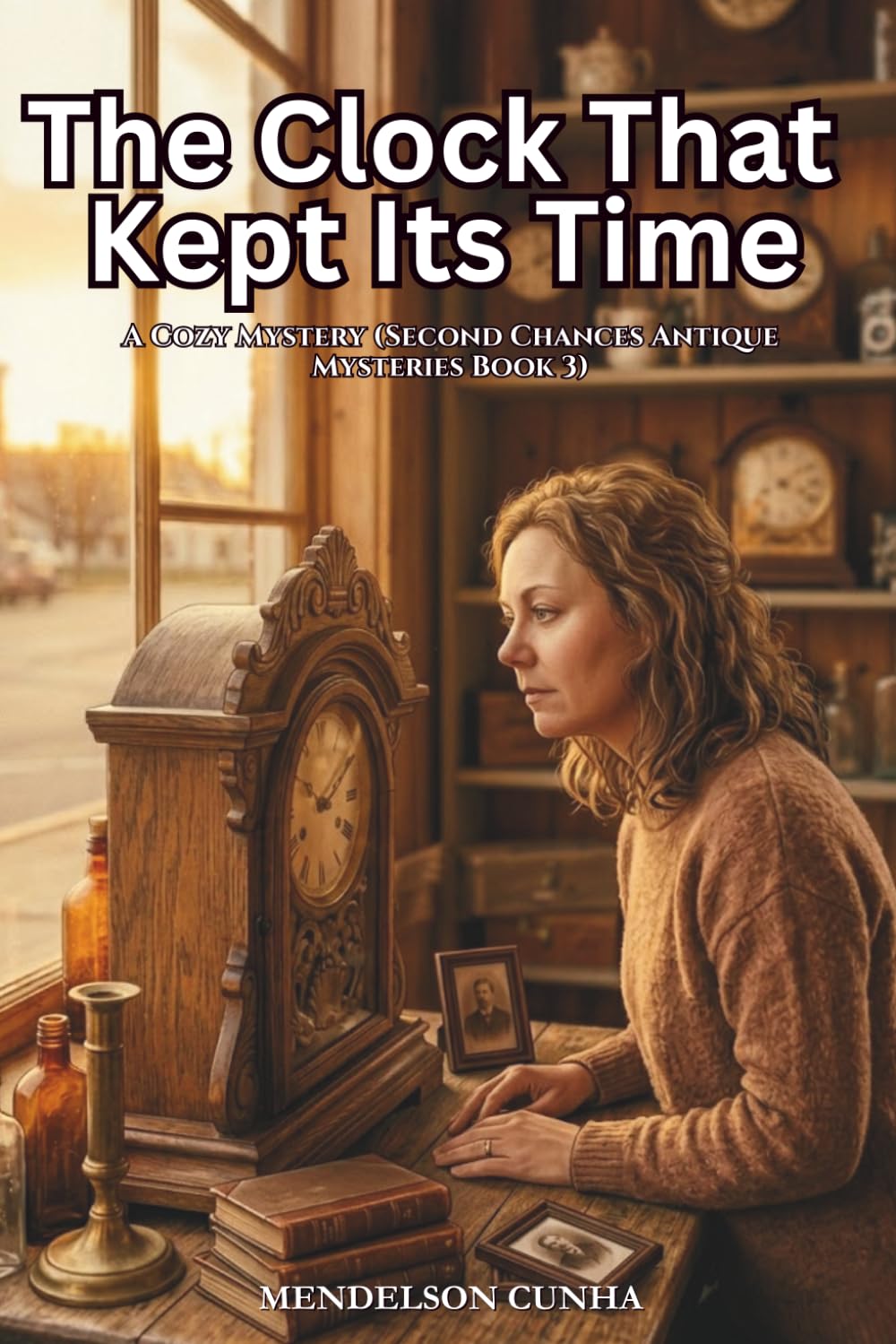 The Clock That Kept Its Time: A Cozy Mystery (Second Chances Antique Mysteries Book 3)